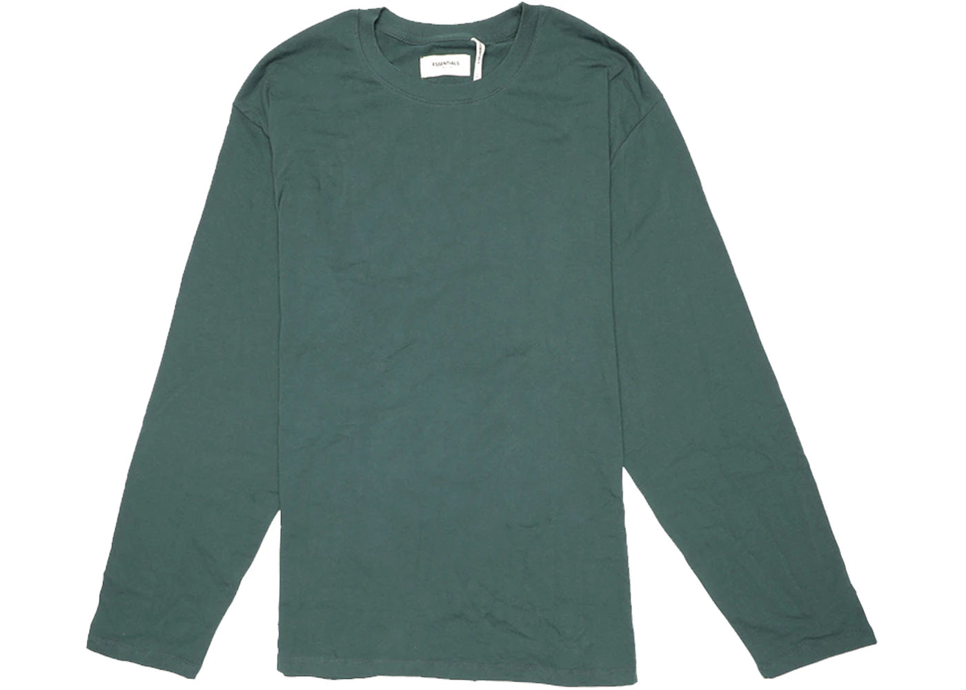 Fear of God Essentials Boxy Graphic Long Sleeve T-shirt Green