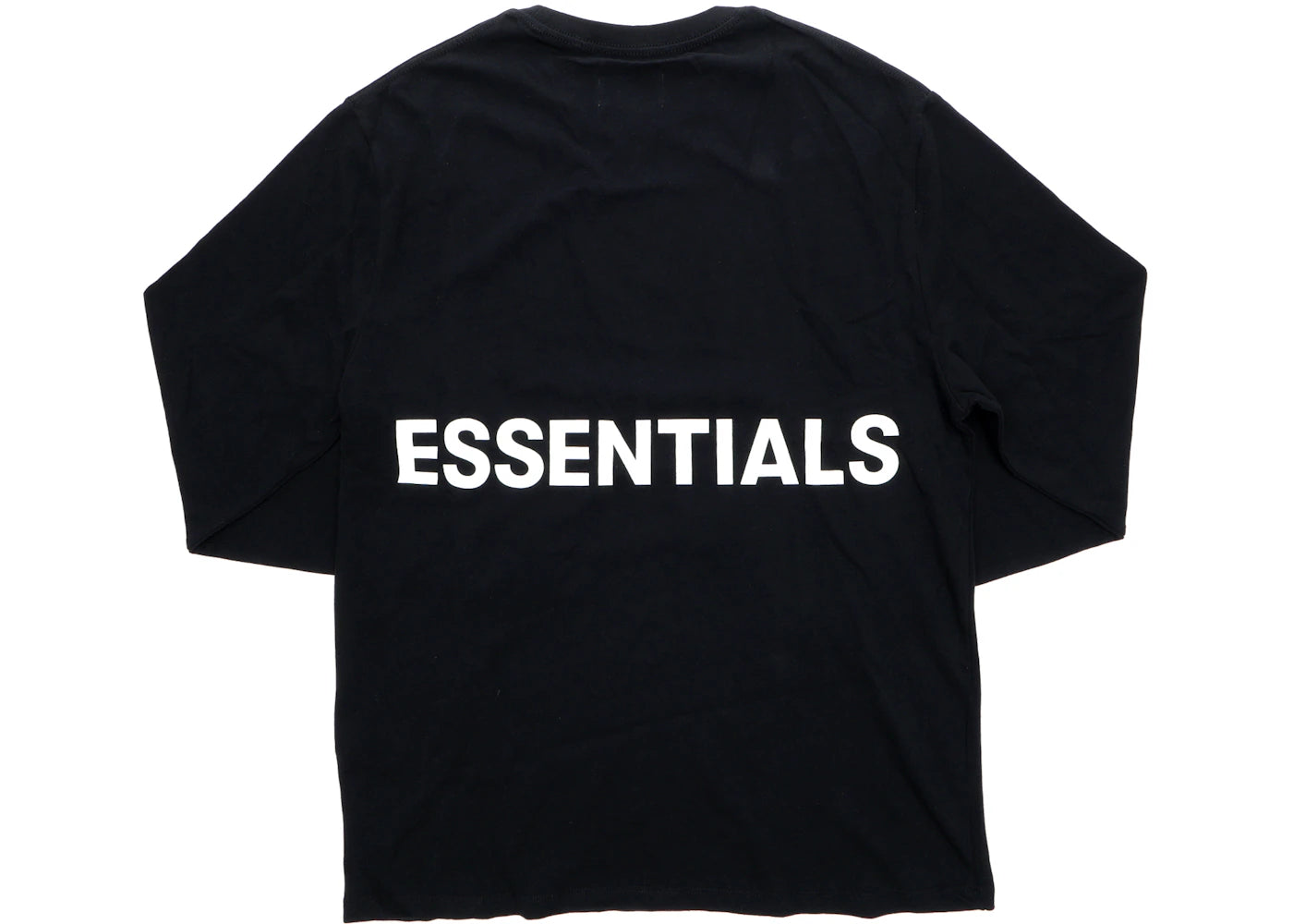 Fear of God Essentials Boxy Graphic Long Sleeve T-shirt Black