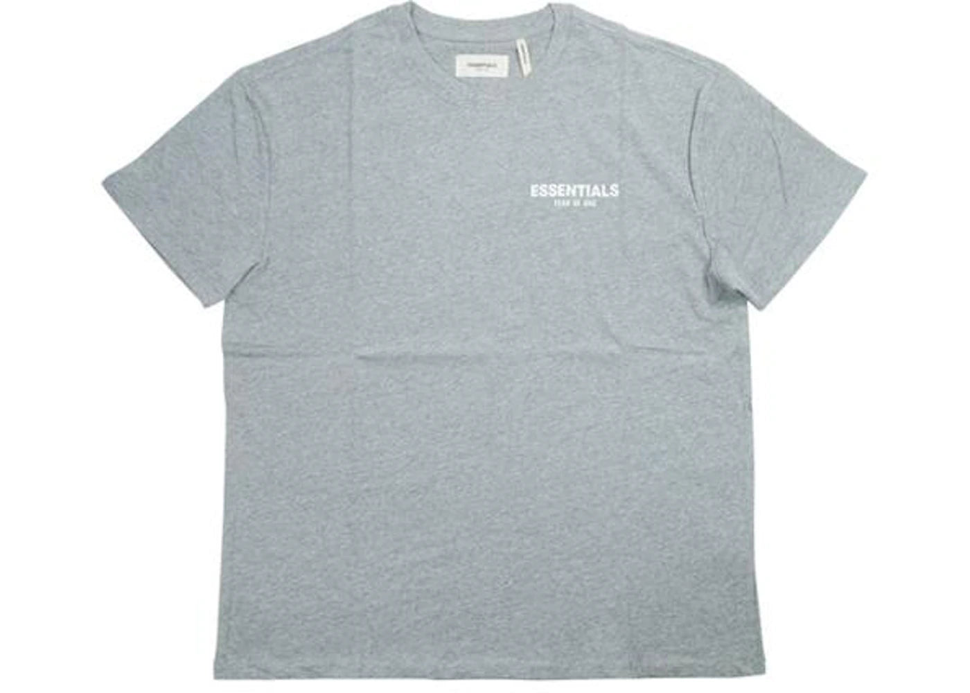 Fear of God Essentials Boxy Logo T-shirt Grey