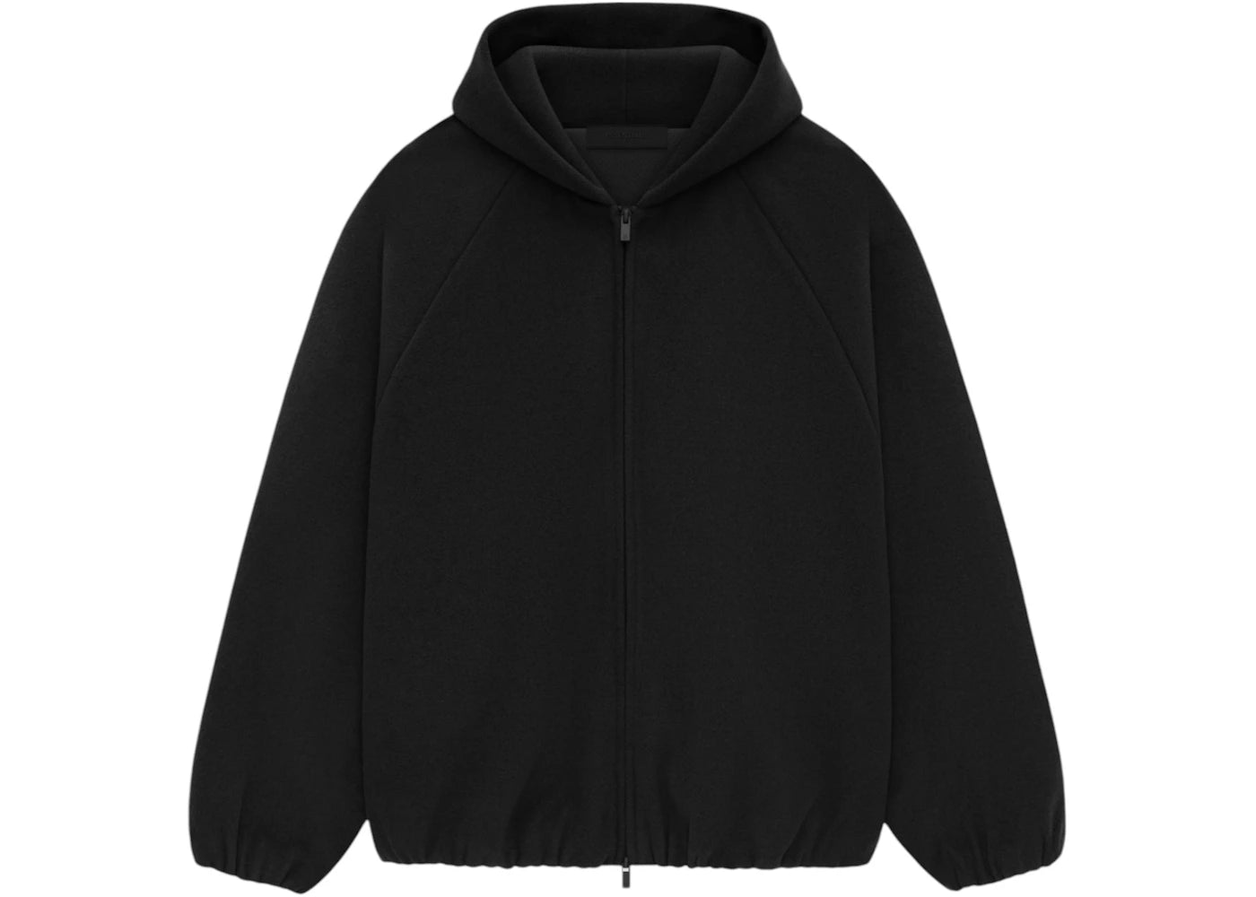 Fear of God Essentials Brushed Hooded Bomber Black