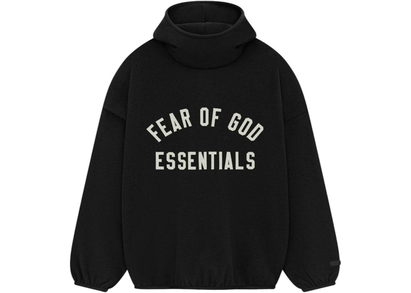 Fear of God Essentials Brushed Hoodie Black