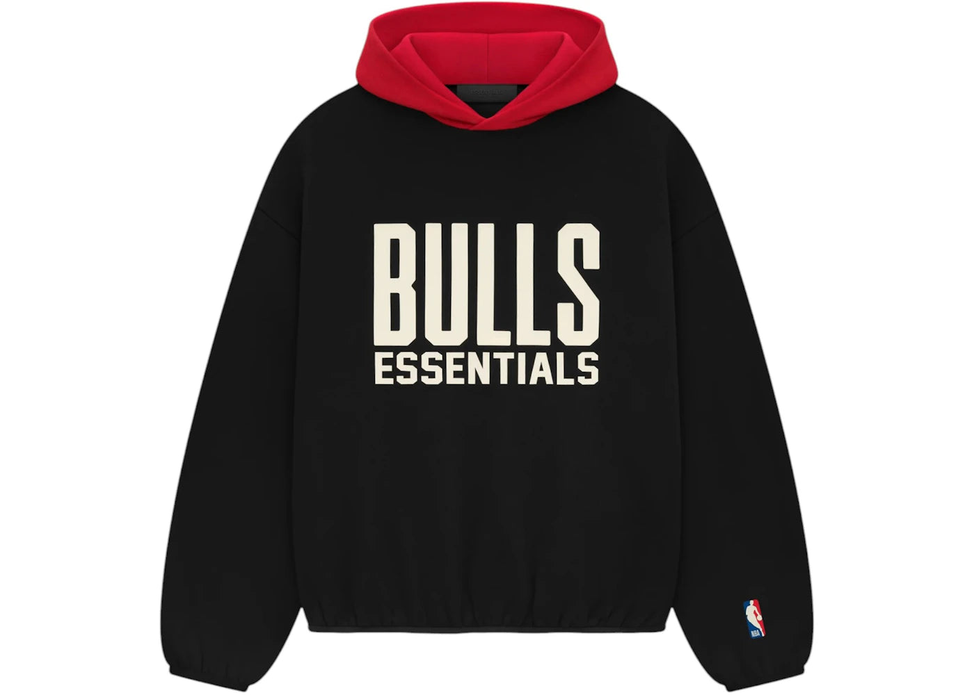Fear of God Essentials Bulls Hoodie Black/Red