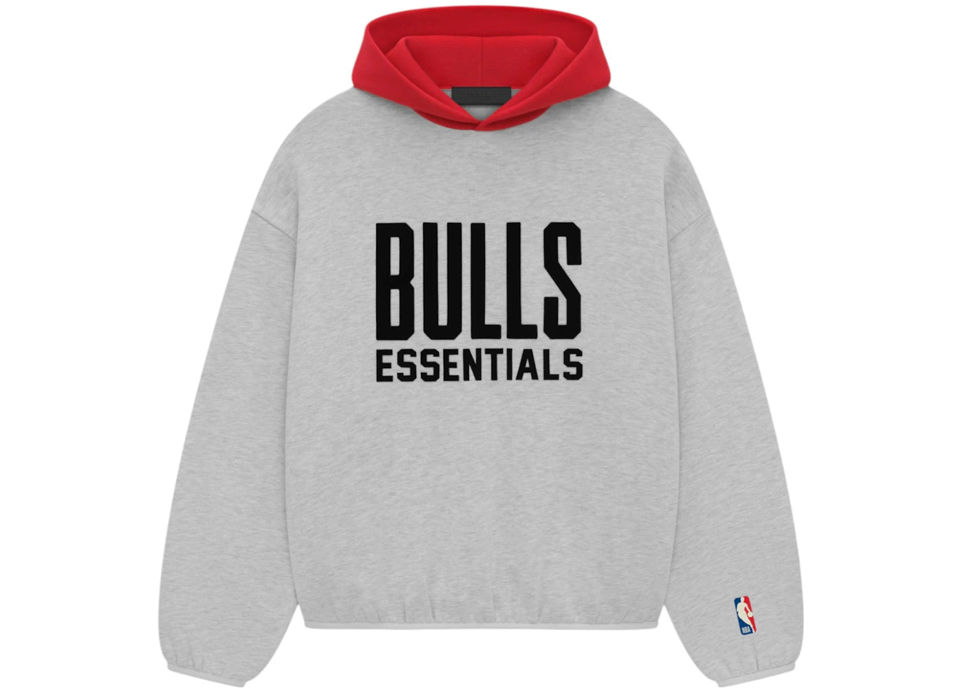 Fear of God Essentials NBA Bulls Hoodie Light Heather