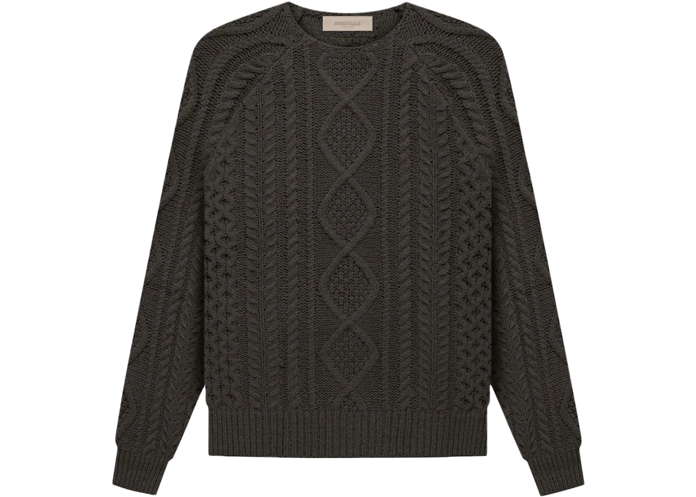 Fear of God Essentials Cable Knit Off Black