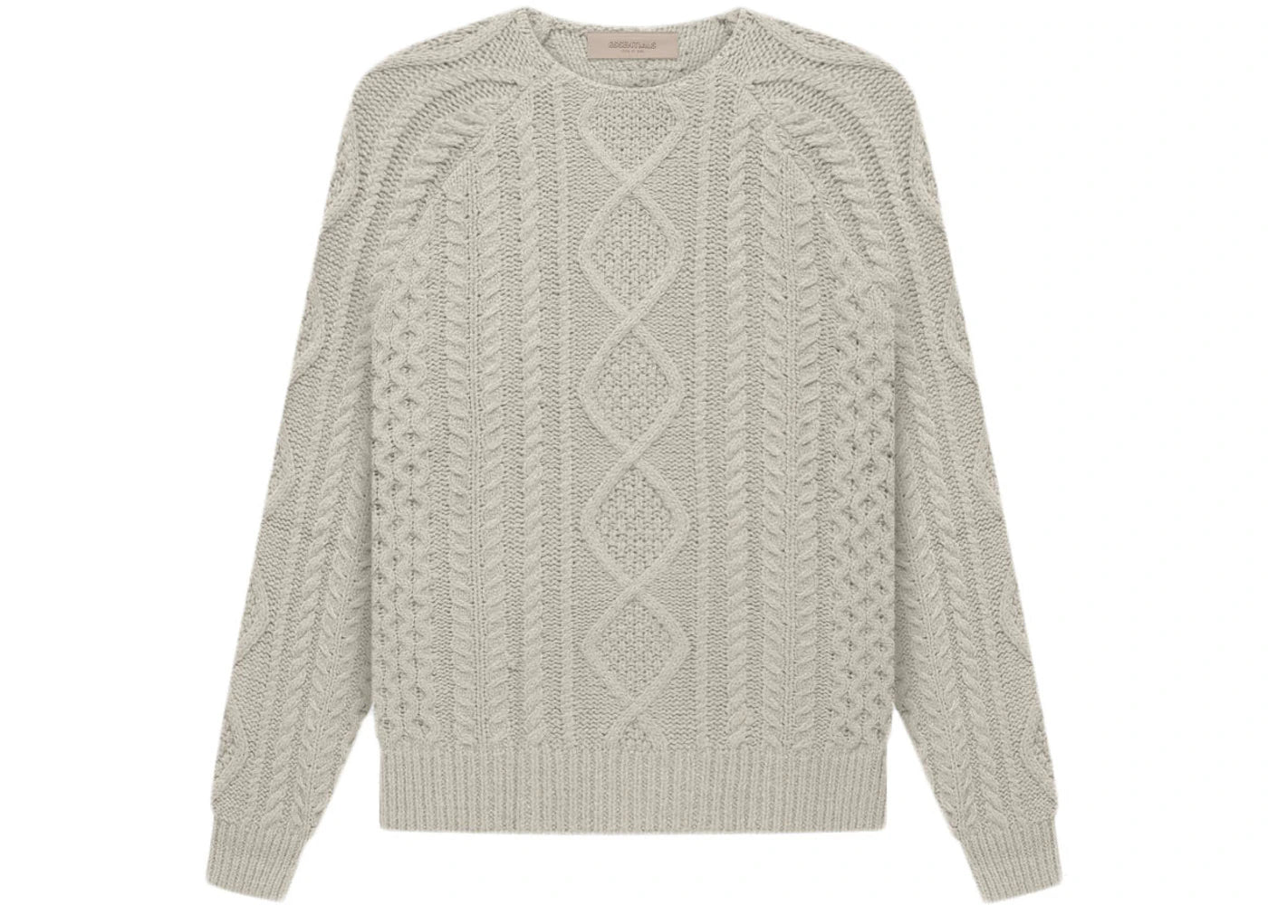 Fear of God Essentials Cable Knit Smoke