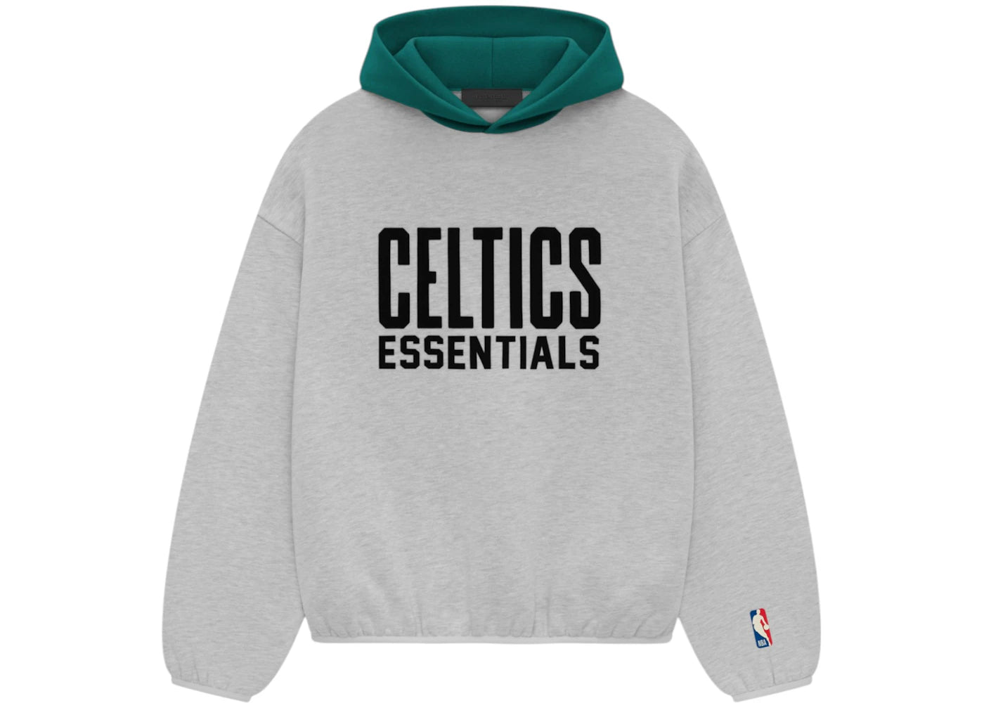 Fear of God Essentials NBA Celtics Hoodie Light Heather