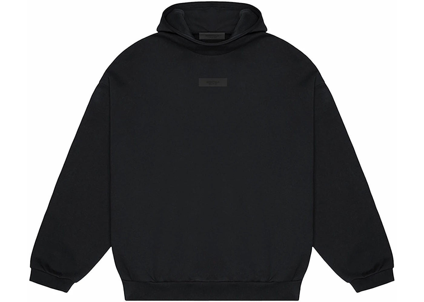 Fear of God Essentials Chest Logo Hoodie Jet Black/Jet Black