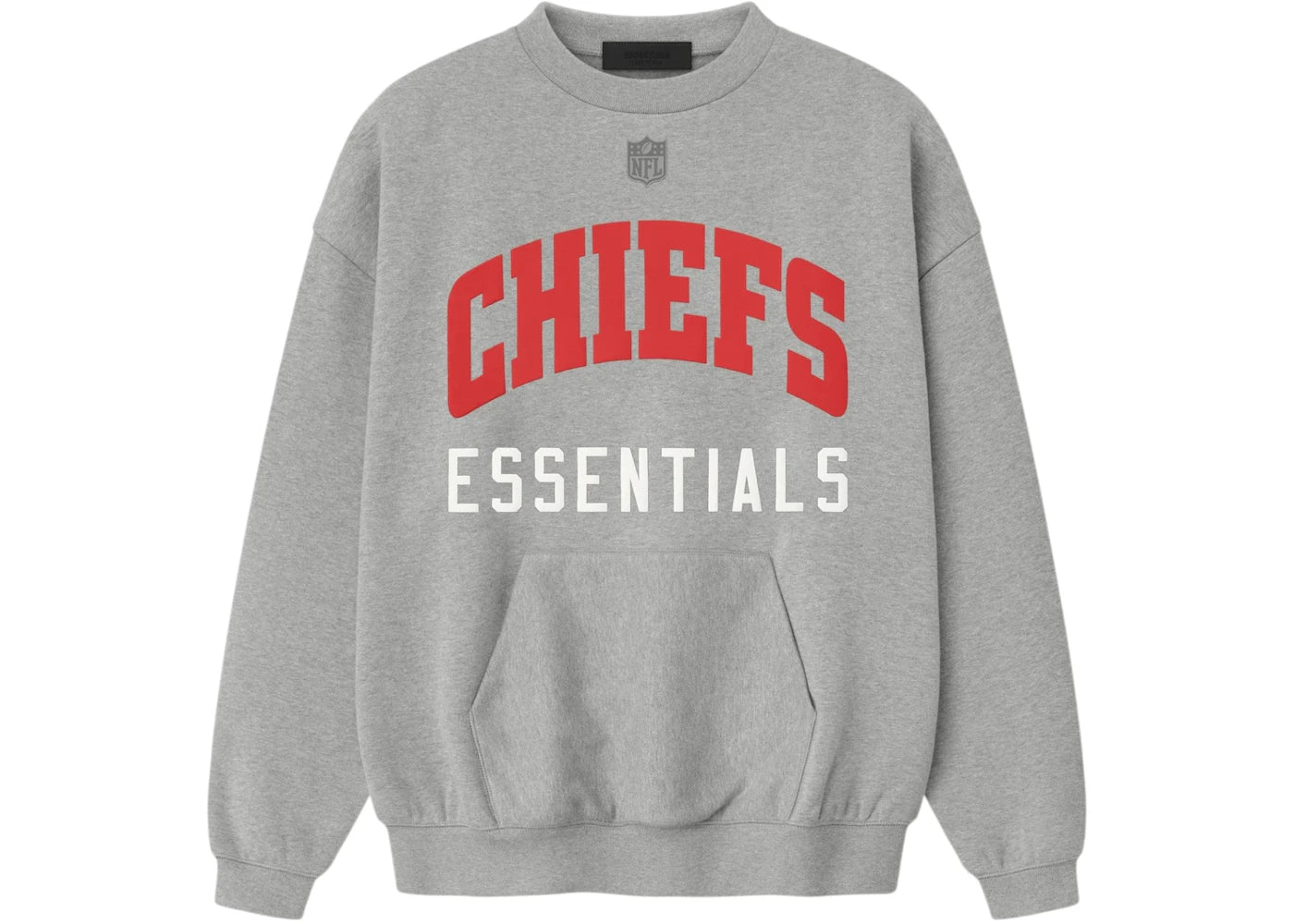 Fear of God Essentials Chiefs Sport Crewneck Concrete Heather