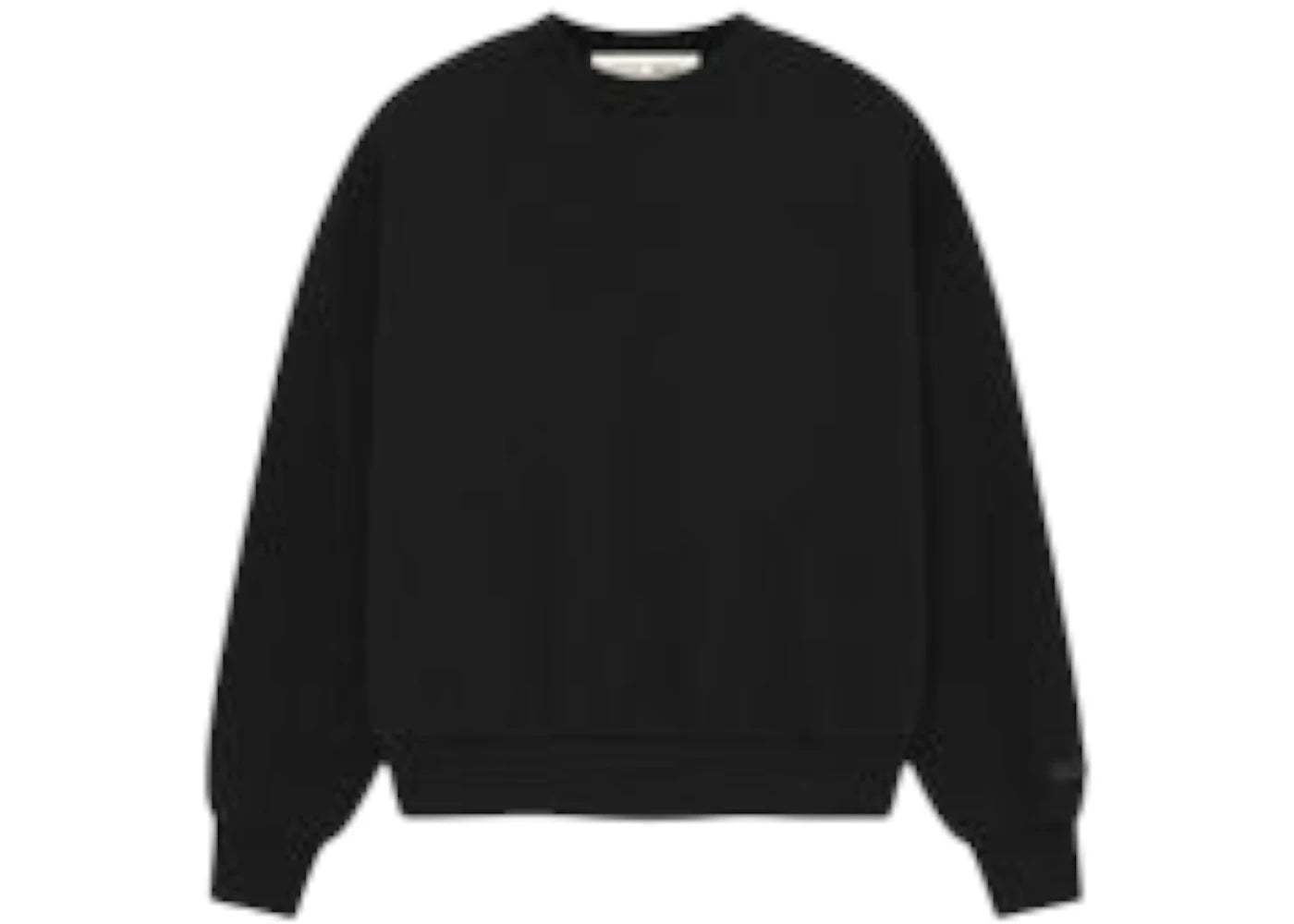 Fear of God Essentials Classic Fit Fleece Crewneck Black-Y3