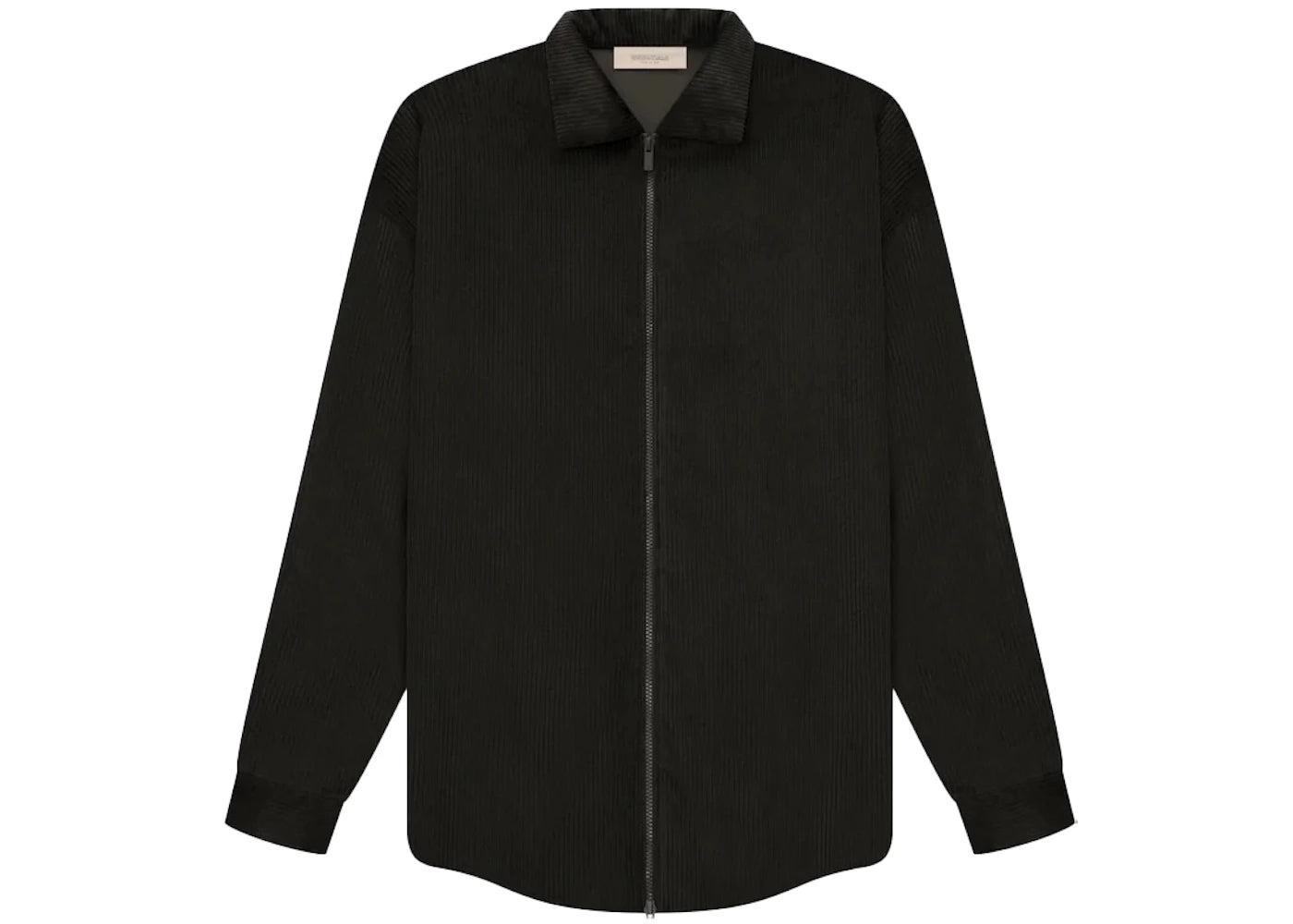 Fear of God Essentials Corduroy Shirt Jacket Off Black