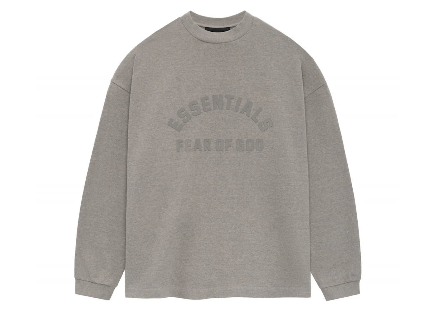 Fear of God Essentials Core Collection Heavy L/S Tee Heather Grey