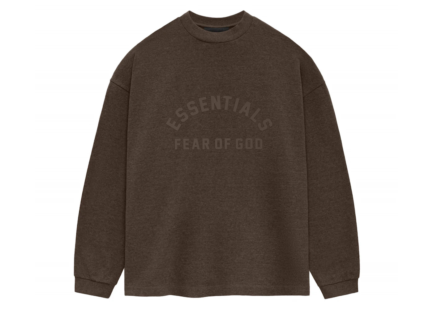 Fear of God Essentials Core Collection Heavy L/S Tee Heather Wood