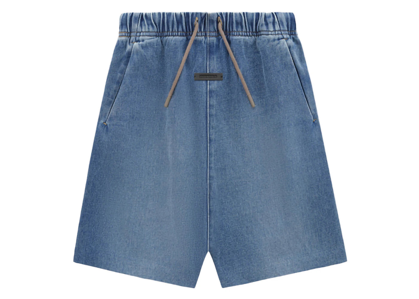 Fear of God Essentials Core Collection Kids Denim Lounge Short Medium Wash