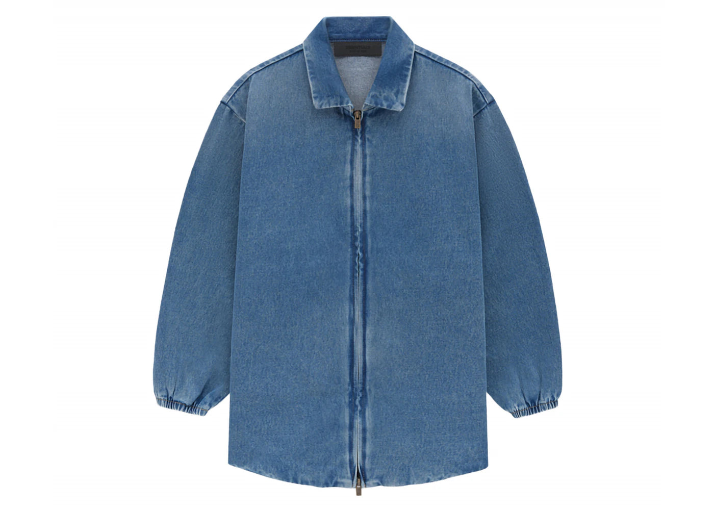 Fear of God Essentials Core Collection Kids Denim Overshirt Medium Wash