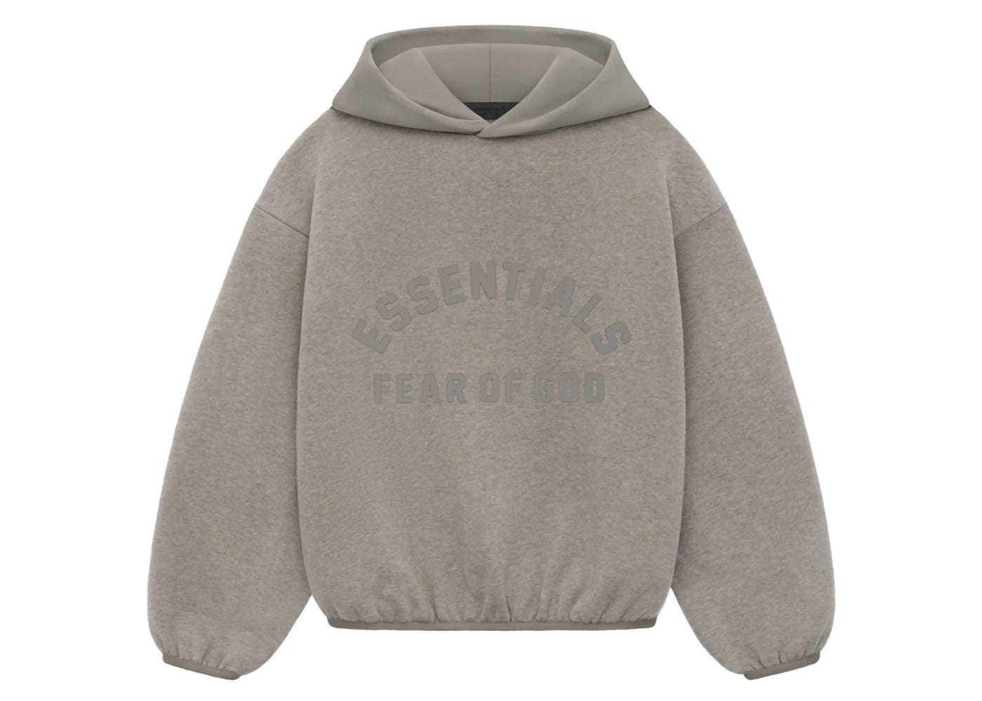 Fear of God Essentials Core Collection Kids Nylon Fleece Hoodie Dust/Heather Grey