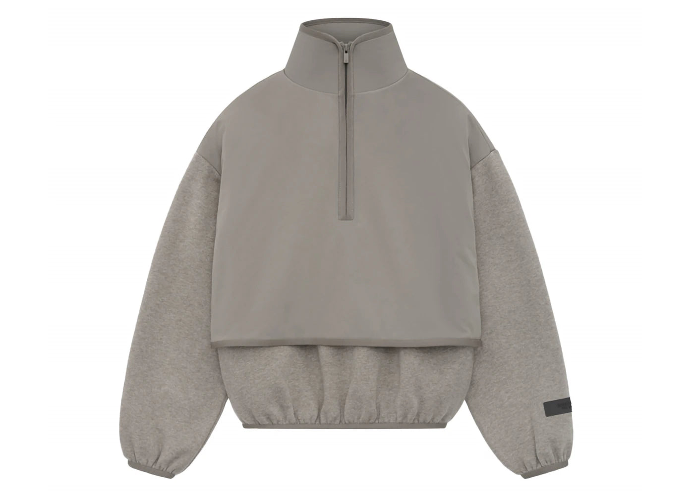 Fear of God Essentials Core Collection Kids Nylon Fleece Mockneck Dust/Heather Grey
