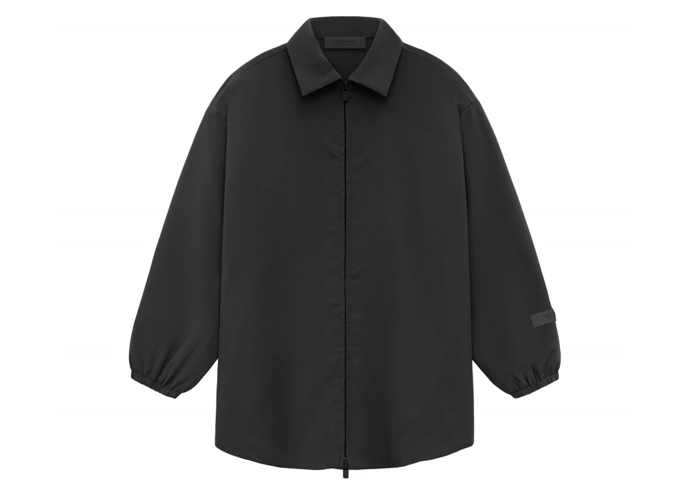 Fear of God Essentials Core Collection Kids Nylon Overshirt Black