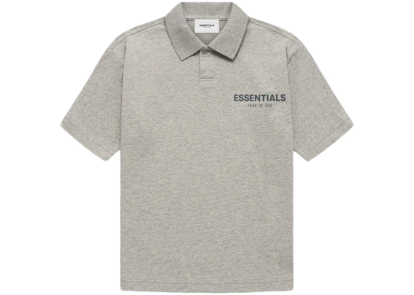 Fear of God Essentials Core Collection Kids Polo Dark Heather Oatmeal