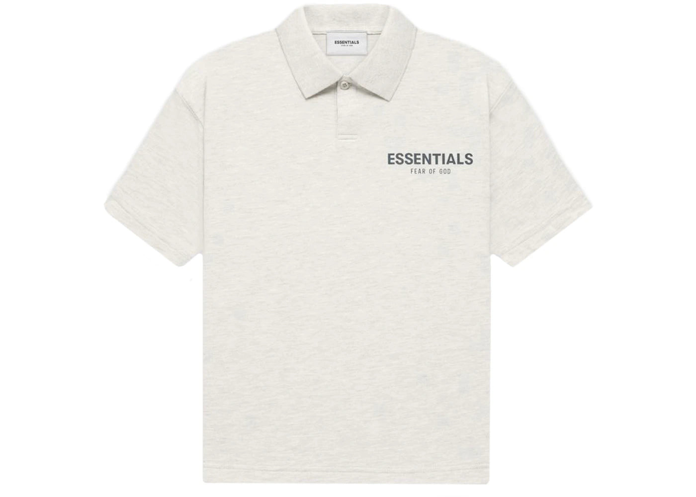 Fear of God Essentials Core Collection Kids Polo Light Heather Oatmeal