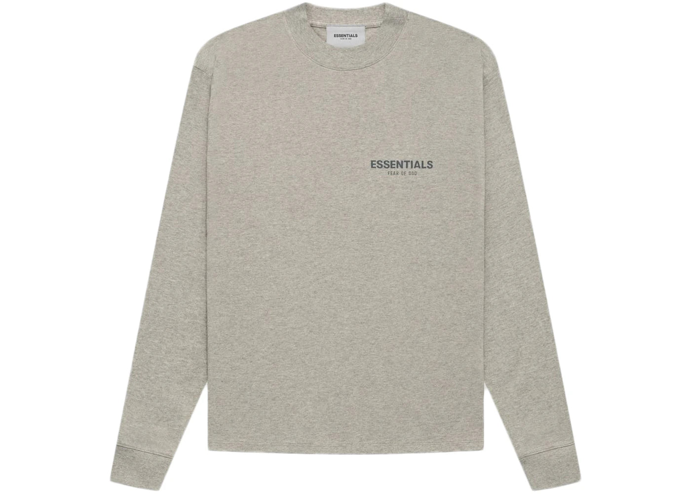 Fear of God Essentials Core Collection L/S T-shirt Dark Heather Oatmeal