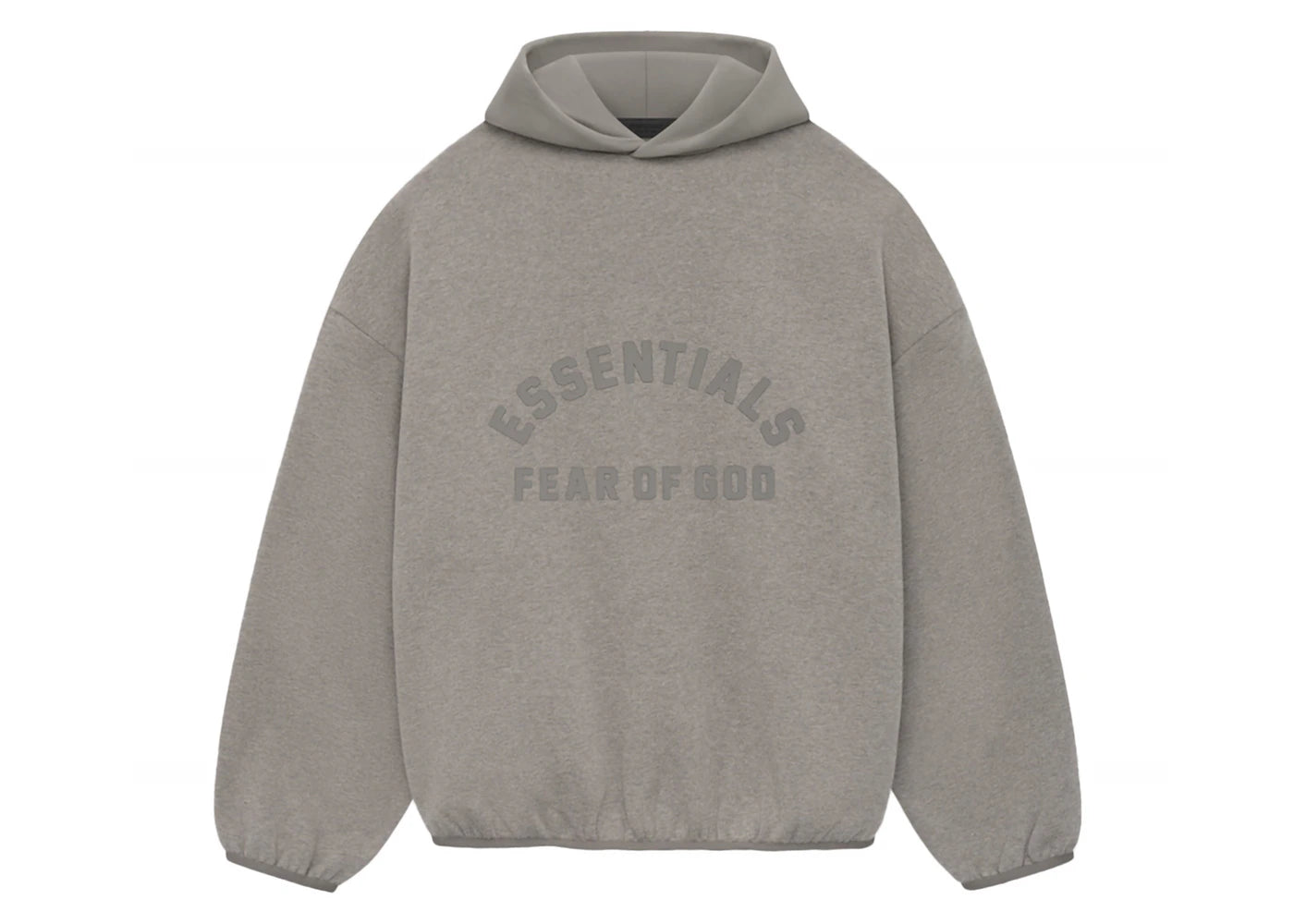 Fear of God Essentials Core Collection Nylon Fleece Hoodie Heather Grey/Dust