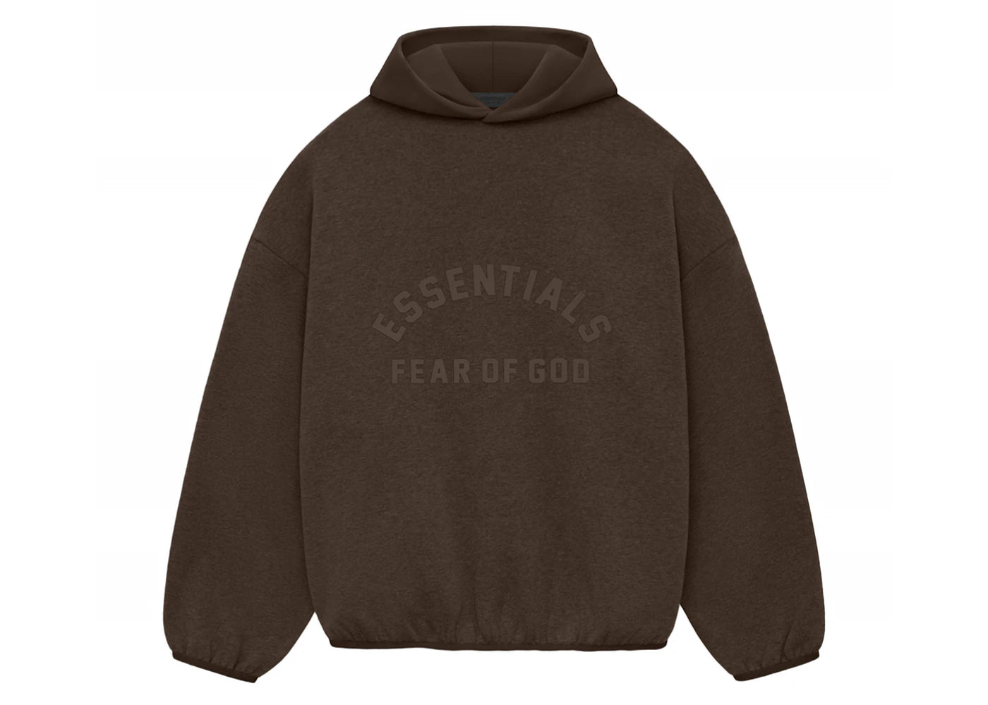 Fear of God Essentials Core Collection Nylon Fleece Hoodie Heather Wood/Wood