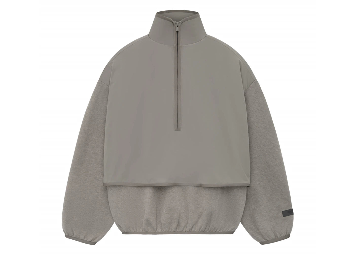 Fear of God Essentials Core Collection Nylon Fleece Mockneck Dust/Heather Grey
