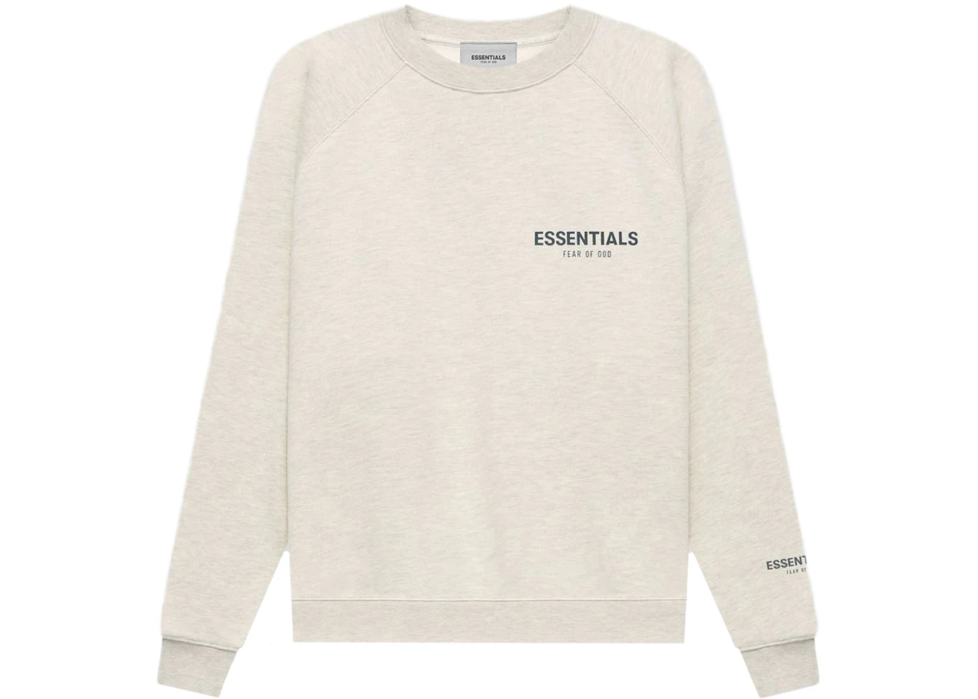 Fear of God Essentials Core Collection Pullover Crewneck Light Heather Oatmeal