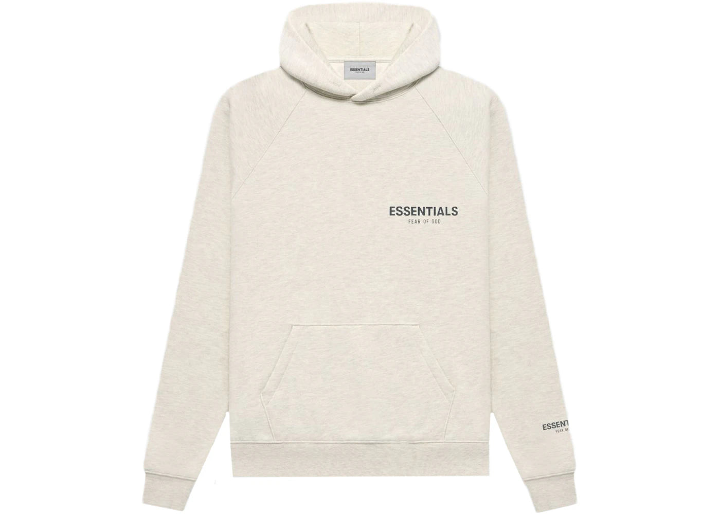 Fear of God Essentials Core Collection Pullover Hoodie Light Heather Oatmeal