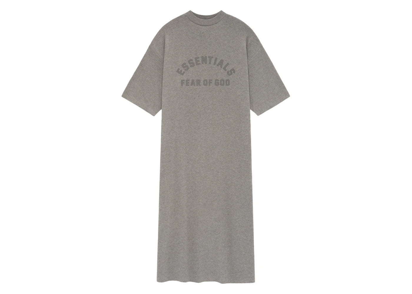 Fear of God Essentials Core Collection Women's 3/4 Sleeve Dress Heather Grey