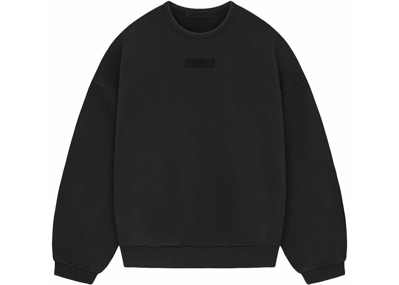 Fear of God Essentials Crewneck Sweatshirt (SS24) Jet Black