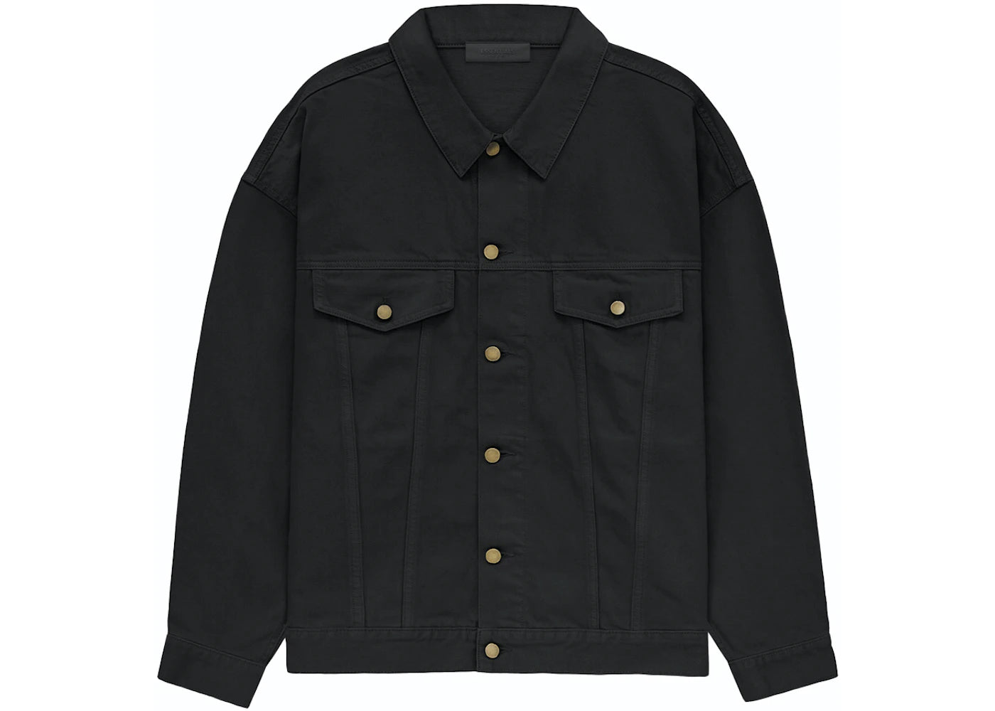 Fear of God Essentials Denim Jacket Jet Black