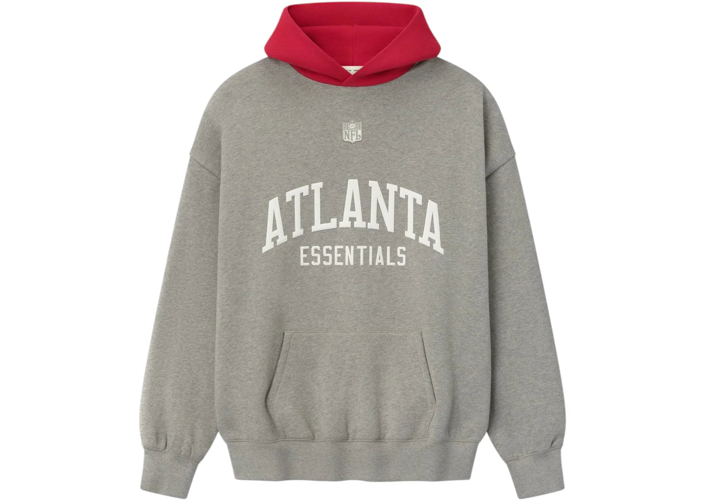 Fear of God Essentials Essentials Falcons Hoodie Dark Heather/Red