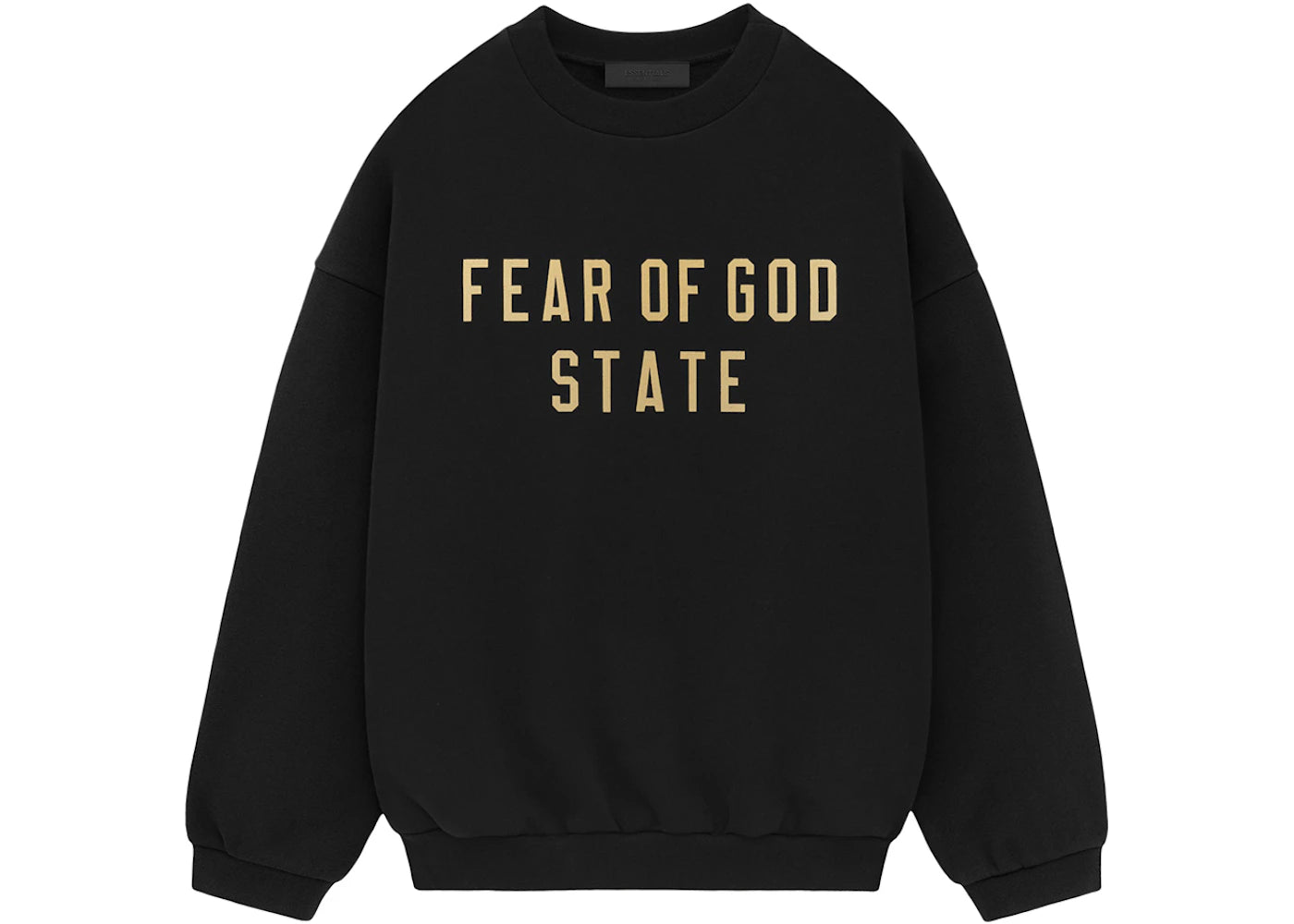 Fear of God Essentials Fleece Crewneck Black