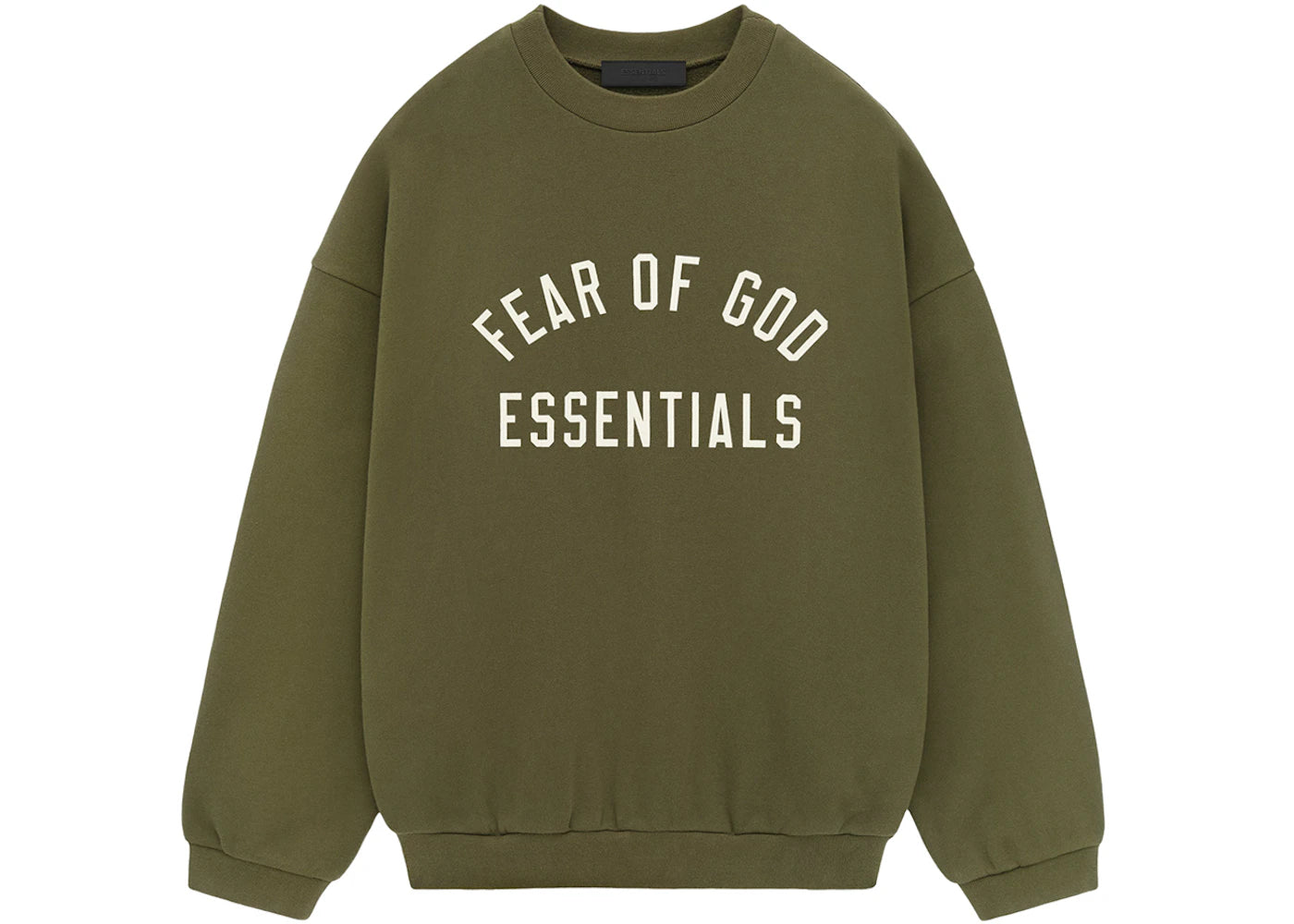 Fear of God Essentials Fleece Crewneck Military