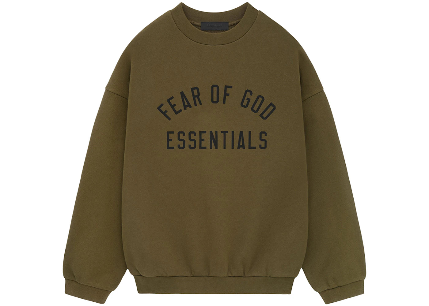 Fear of God Essentials Fleece Crewneck Olive