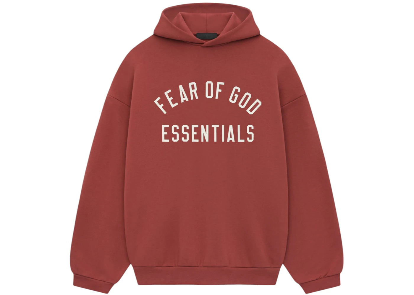 Fear of God Essentials Fleece Hoodie Crimson