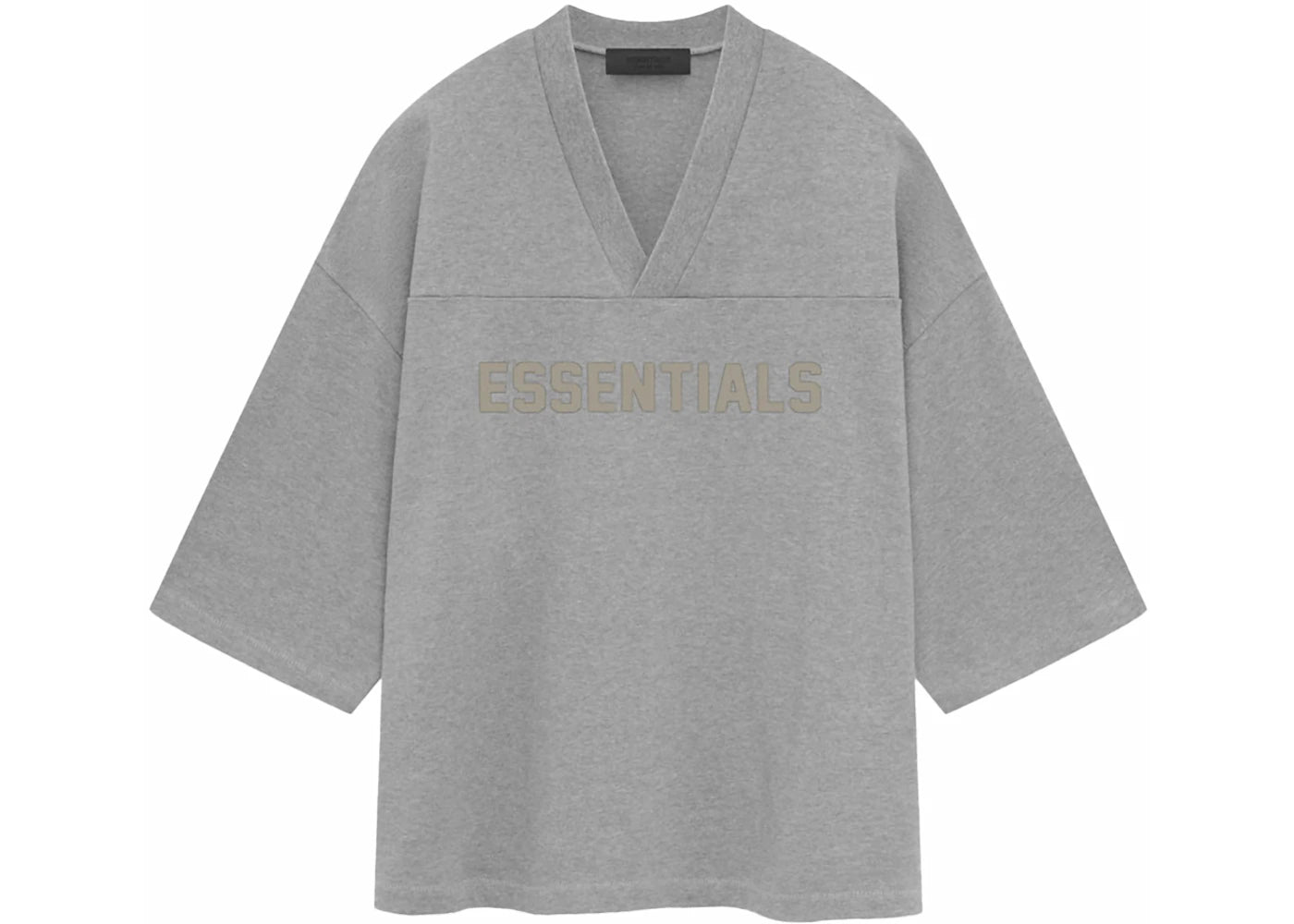 Fear of God Essentials Football Tee Dark Heather Oatmeal