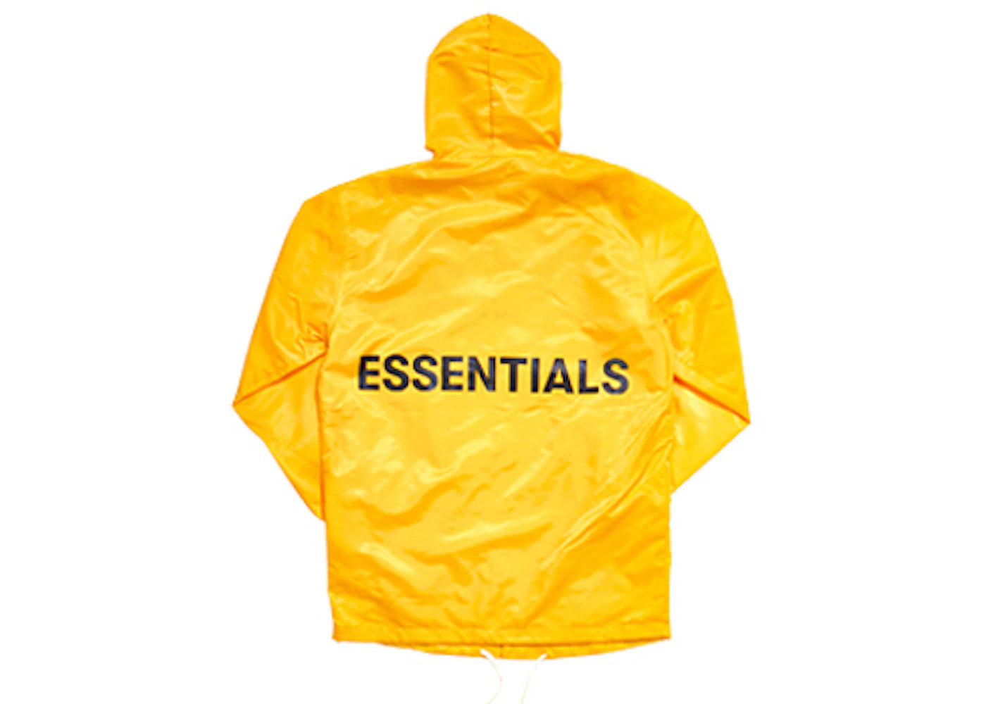 Fear of God Essentials Graphic Hooded Coach Jacket Yellow