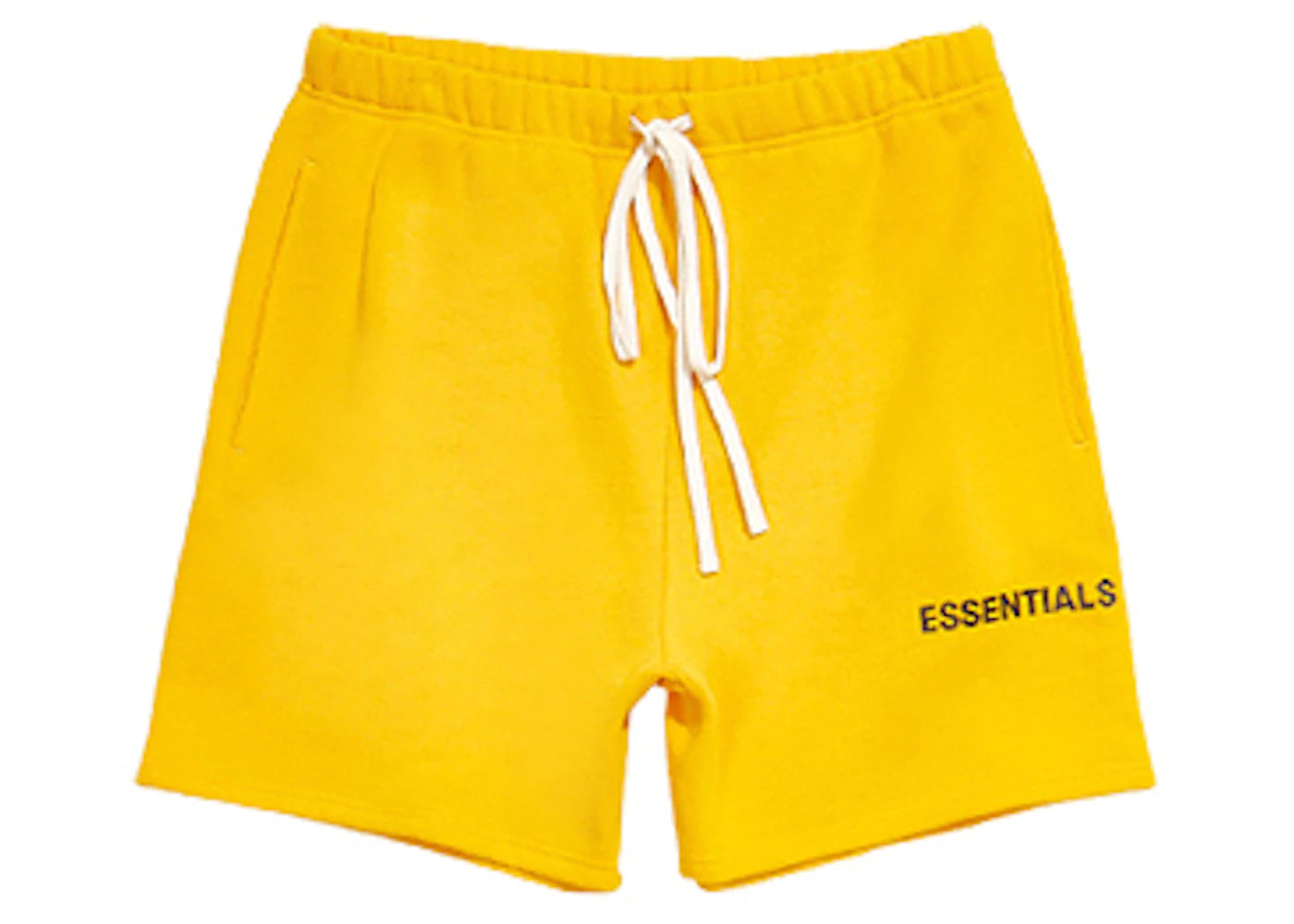 Fear of God Essentials Graphic Sweat Shorts Yellow