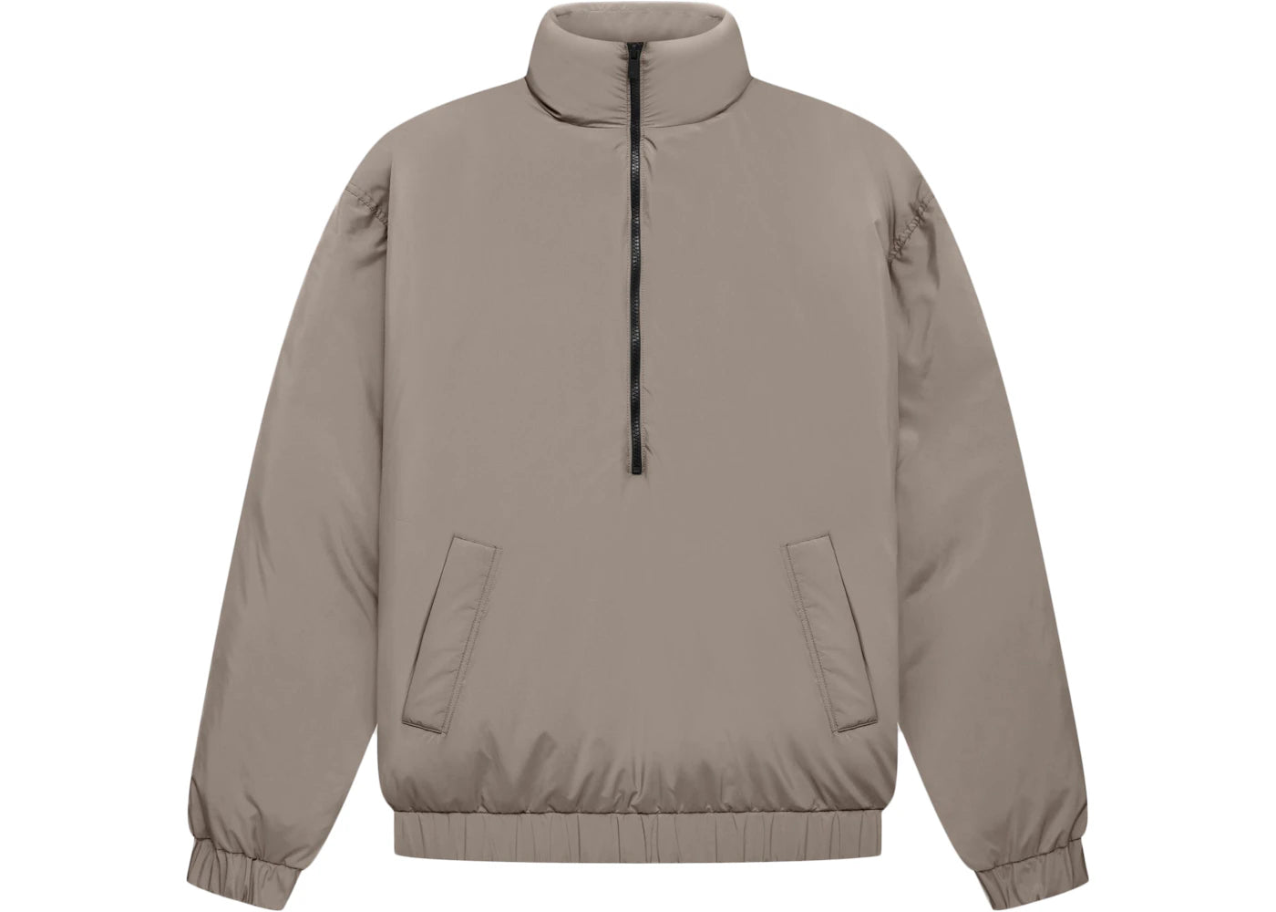 Fear of God Essentials Half Zip Puffer Desert Taupe