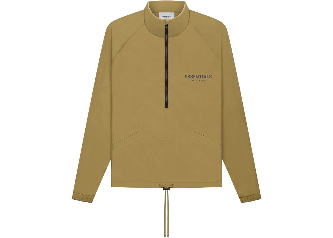 Fear of God Essentials Half Zip Track Jacket Amber