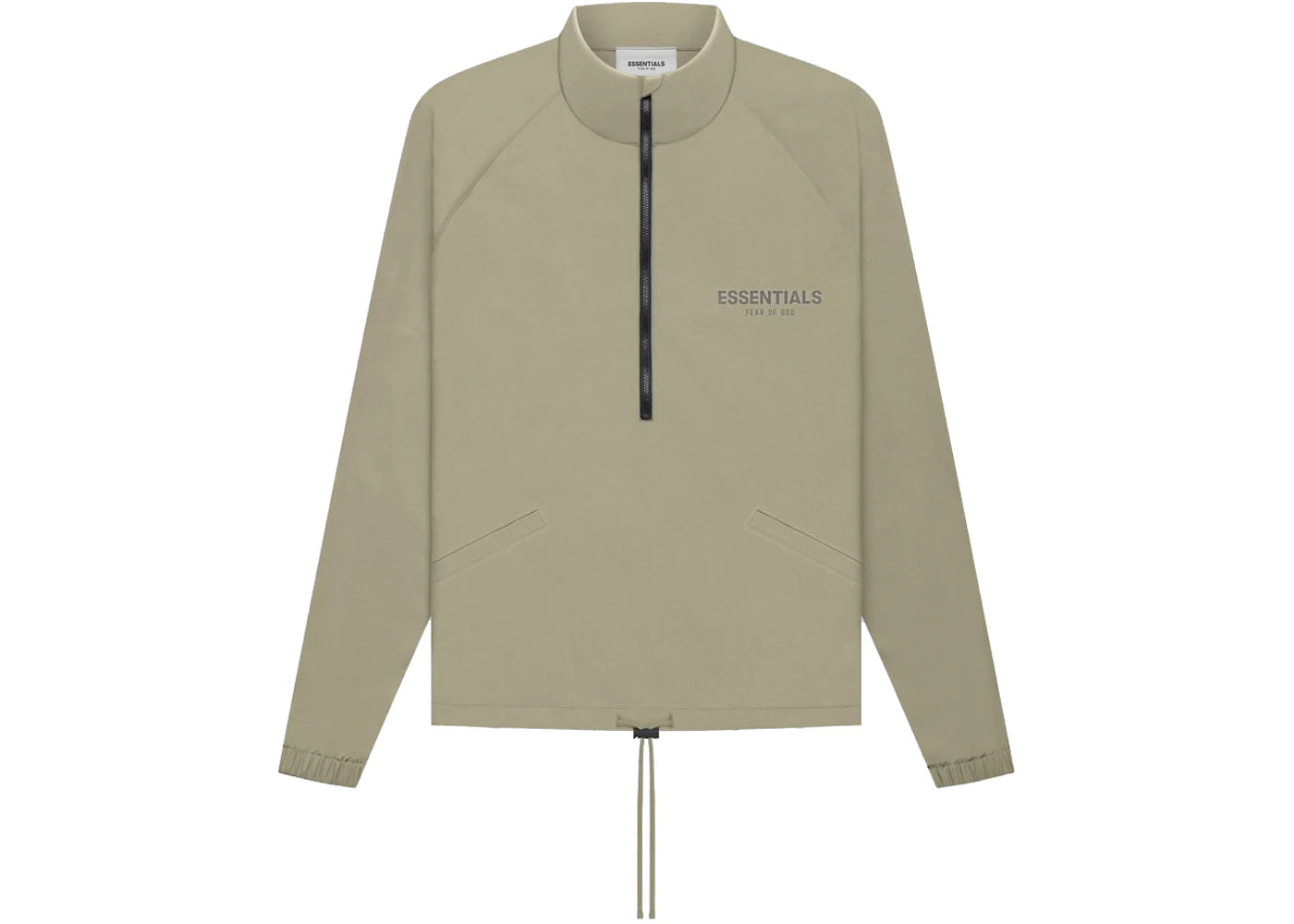 Fear of God Essentials Half Zip Track Jacket Pistachio