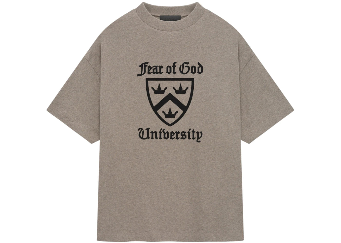 Fear of God Essentials Heavy Crewneck Tee Heather Gray