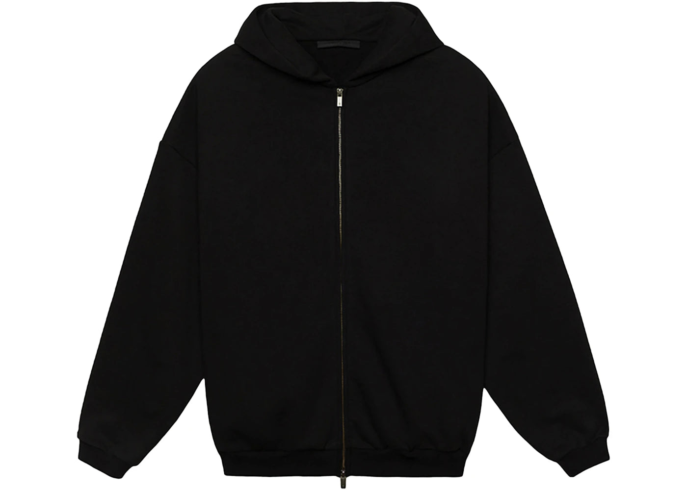 Fear of God Essentials Heavy Fleece Full Zip Hoodie Black