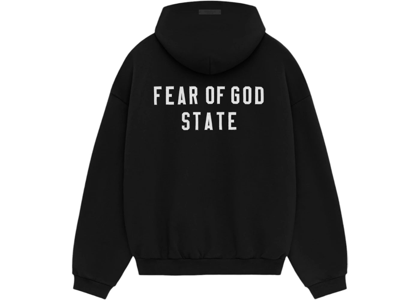 Fear of God Essentials Heavy Fleece Fullzip Hoodie Black