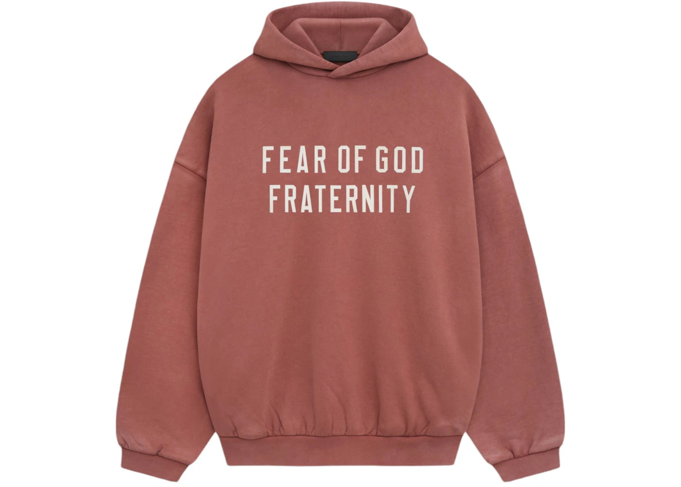 Fear of God Essentials Heavy Fleece Hoodie Crimson