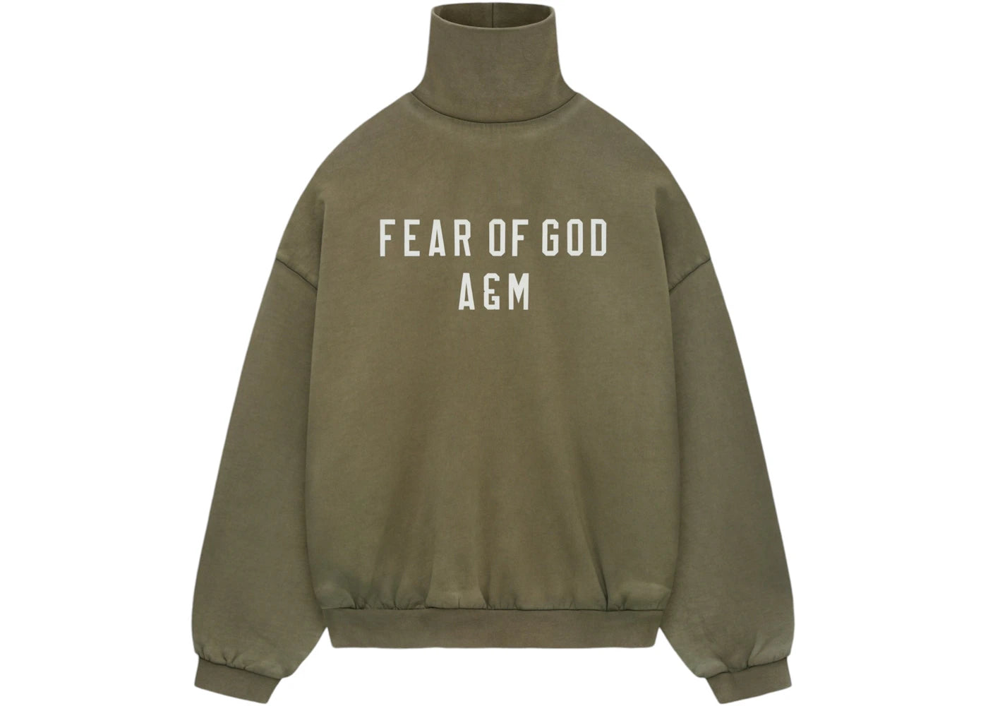 Fear of God Essentials Heavy Fleece Turtleneck Military