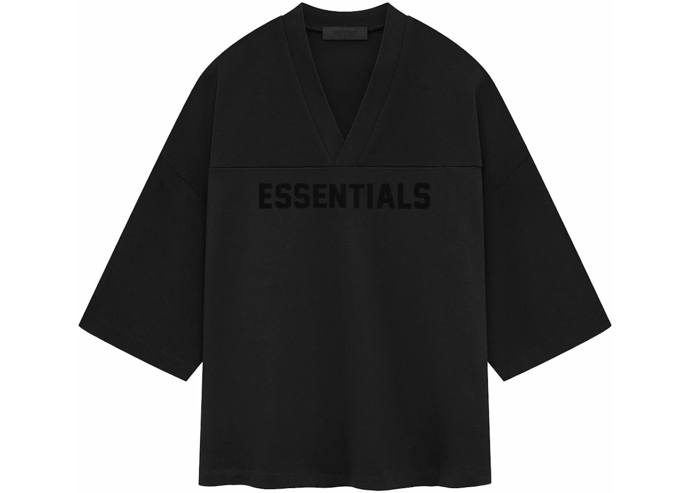 Fear of God Essentials Heavy Jersey Football Tee Jet Black