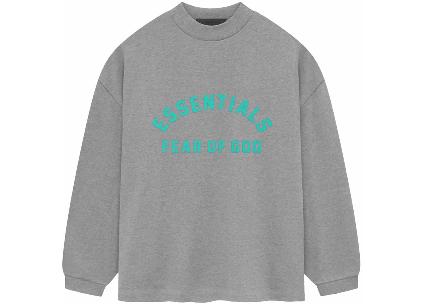 Fear of God Essentials Heavy Jersey L/S Tee Dark Heather Oatmeal